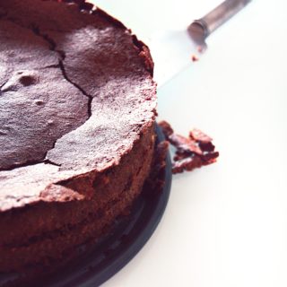 extra dark chocolate cake