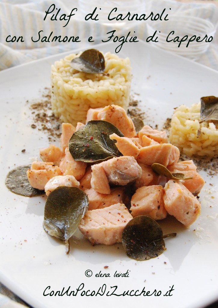Riso pilaf e salmone