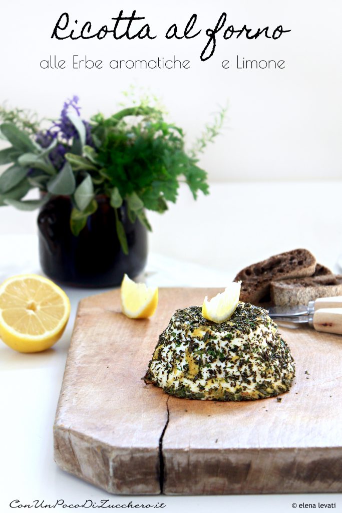 ricotta al forno al limone